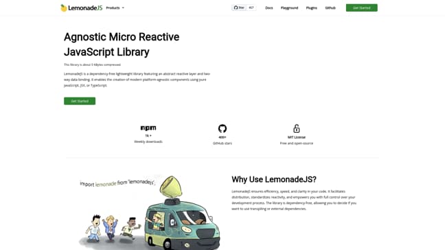 LemonadeJS - Main Image