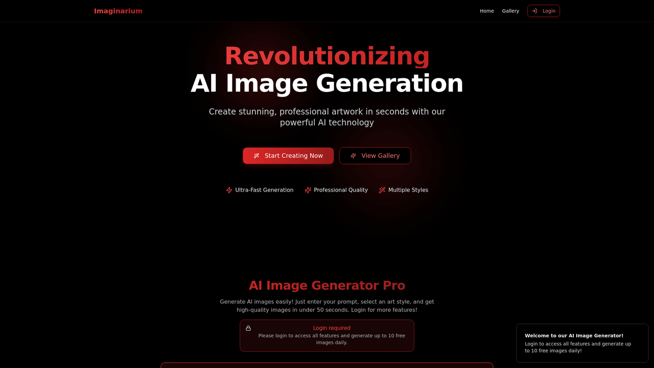 GenerateurImageAI - Screenshot 2