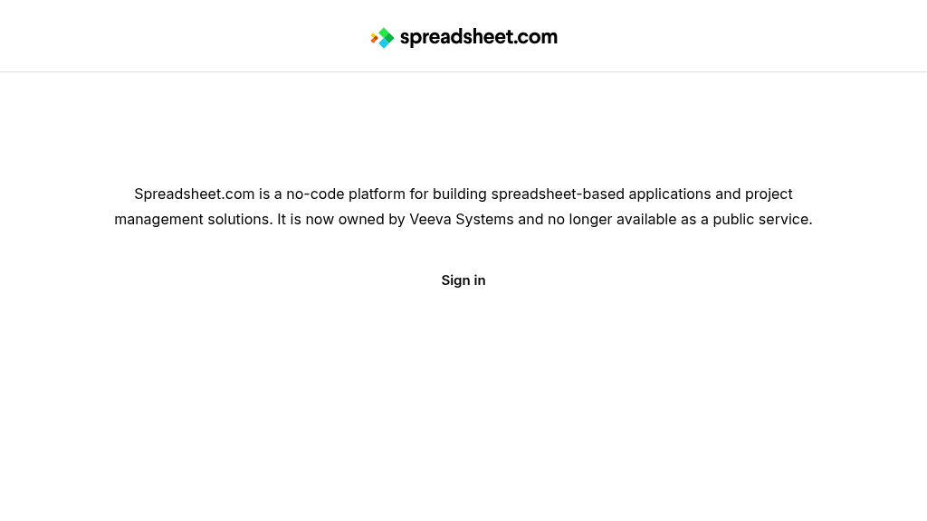 Spreadsheet.com - Screenshot 2