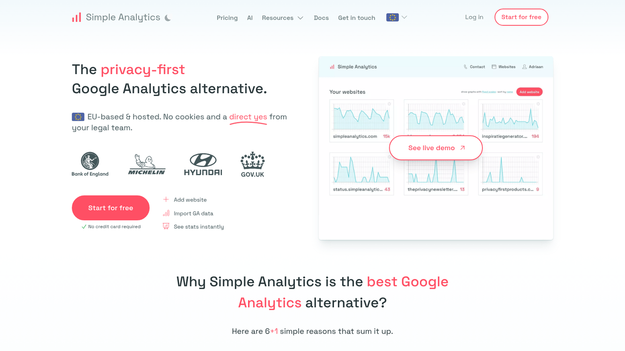 SimpleAnalytics - Screenshot 2