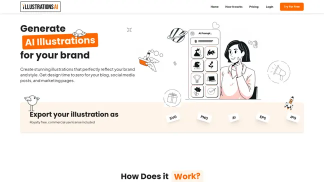 IllustrationsAI - Main Image