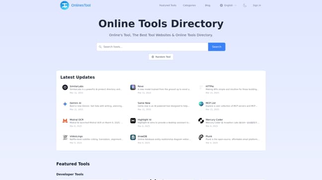 Online's Tool - Main Image