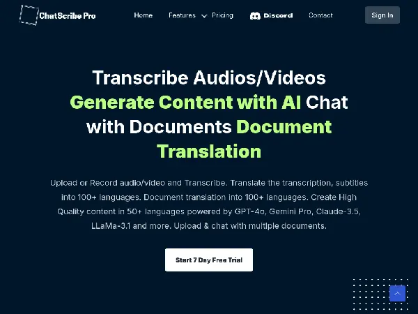 ChatScribe Pro - Main Image