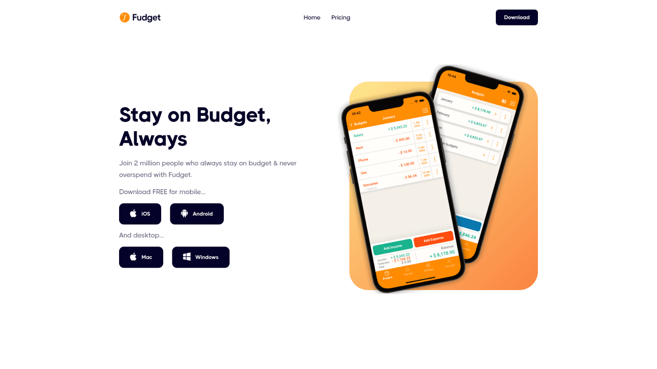 Fudget - Screenshot 2