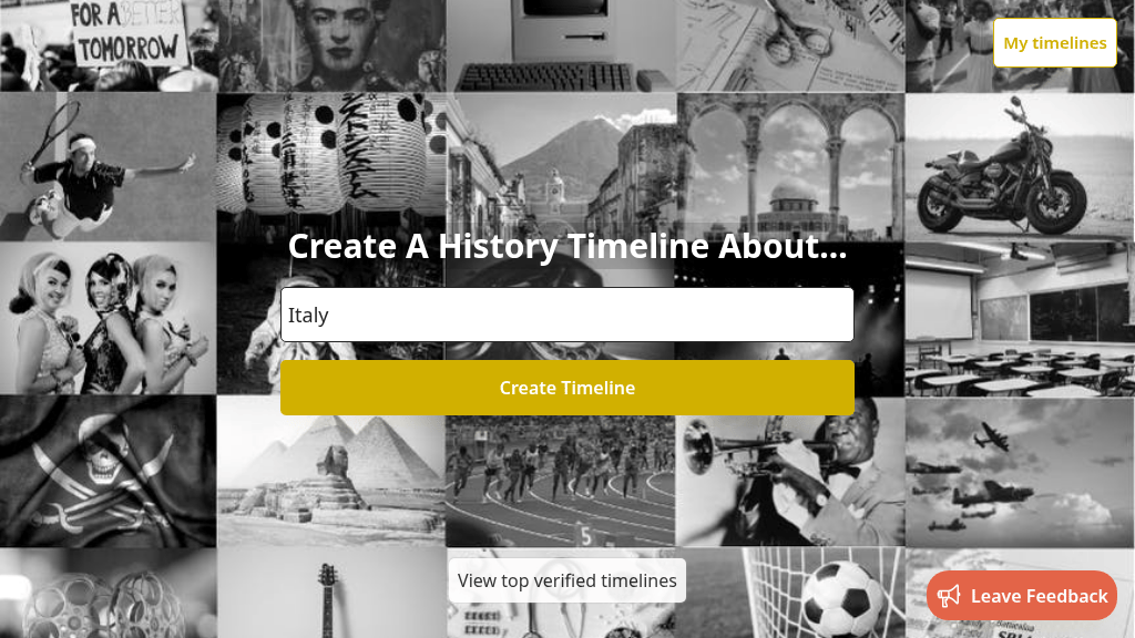 History Timelines - Screenshot 2