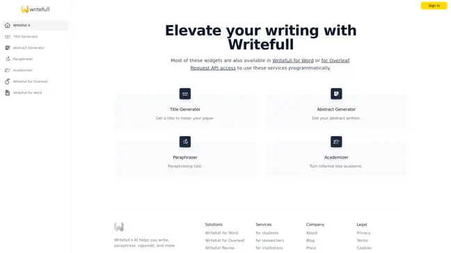 Writefull X - Main Image