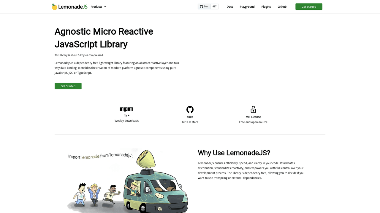 LemonadeJS - Screenshot 2
