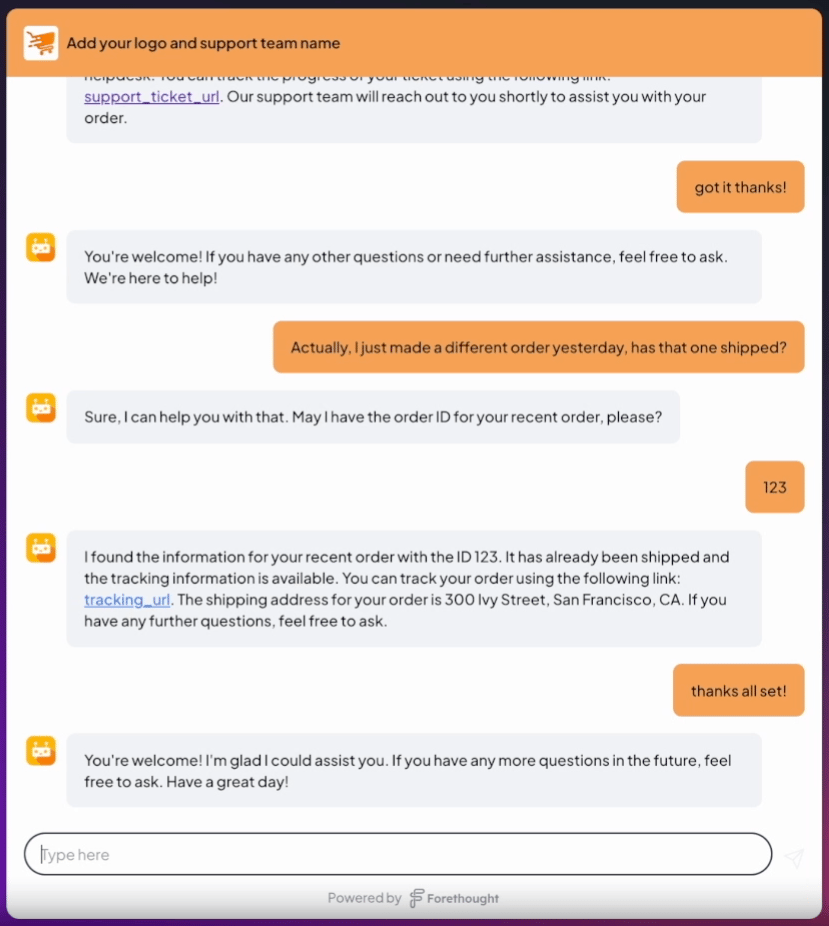 Forethought AI - Screenshot 4