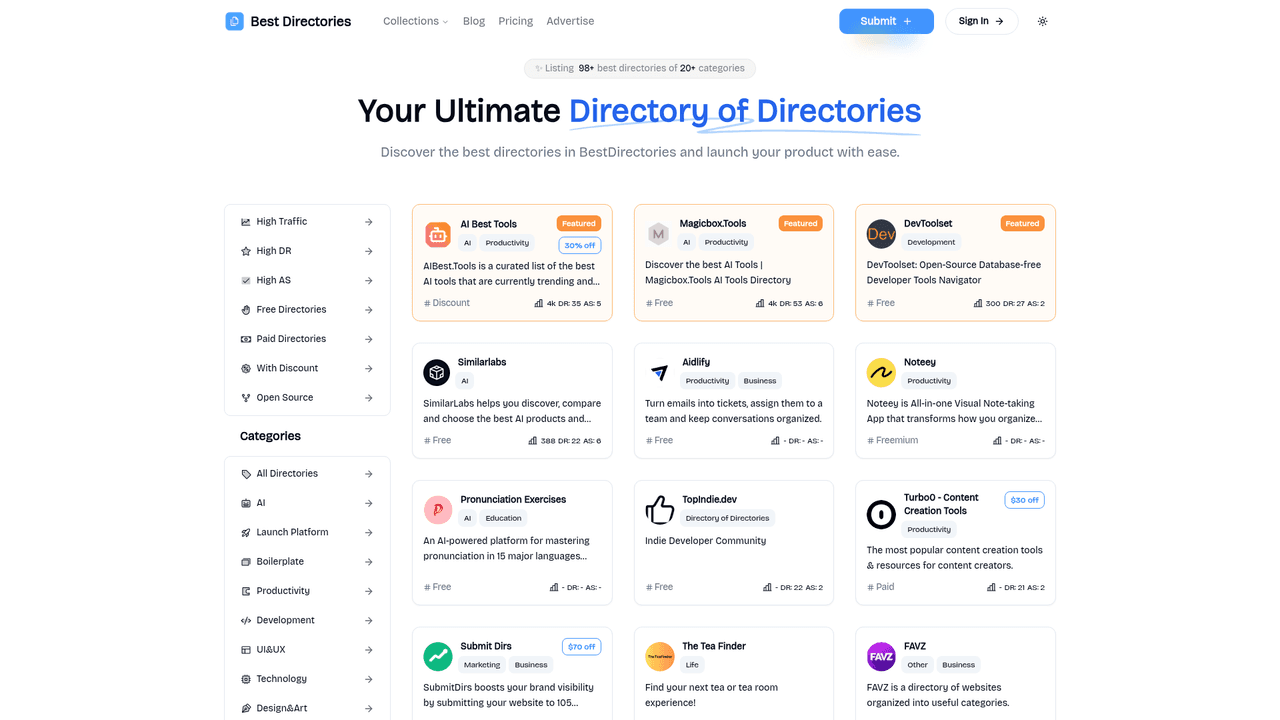 BestDirectories - Screenshot 2