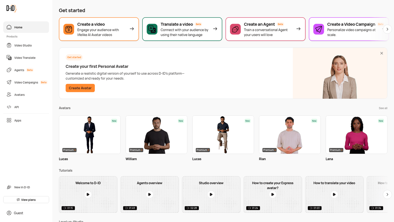 D-ID Studio - Screenshot 2