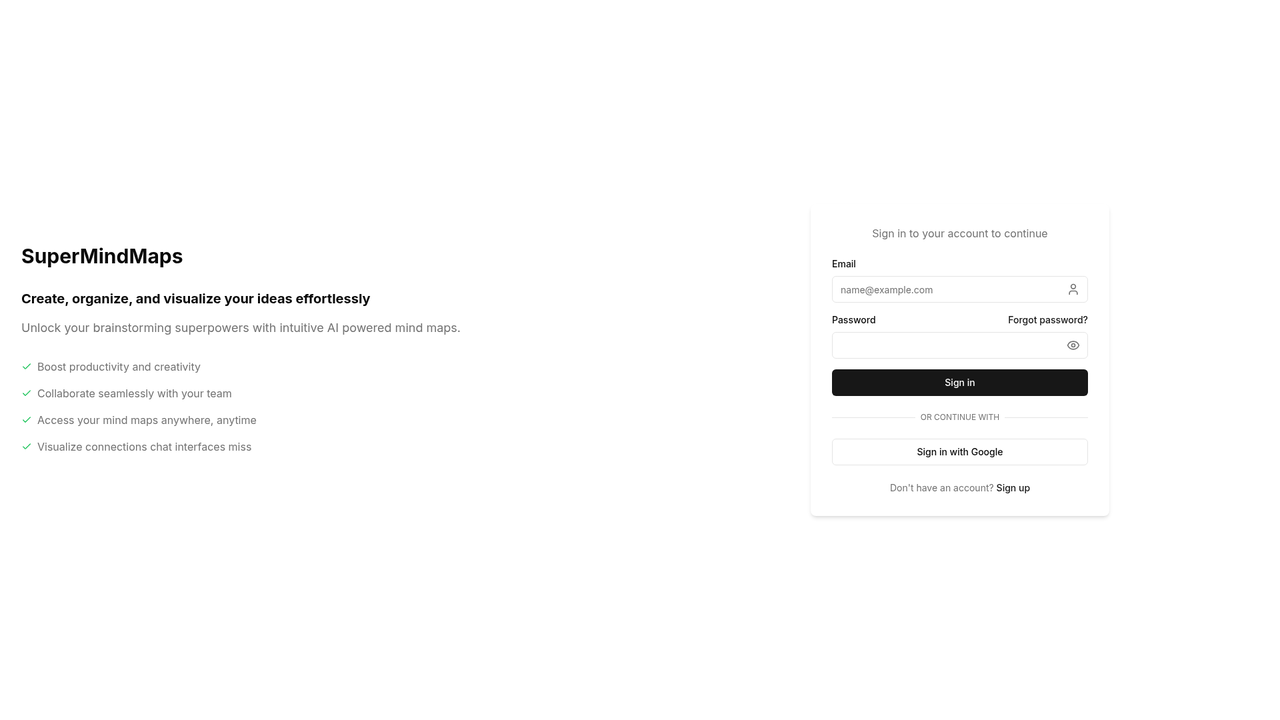 SuperMindMaps - Screenshot 2