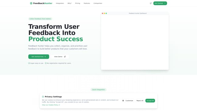 FeedbackHunter - Main Image