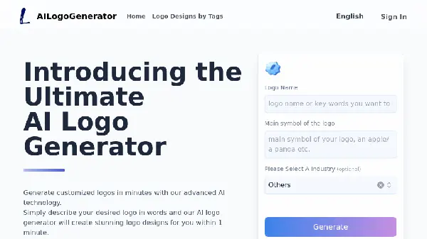 AILogoGenerator - Main Image