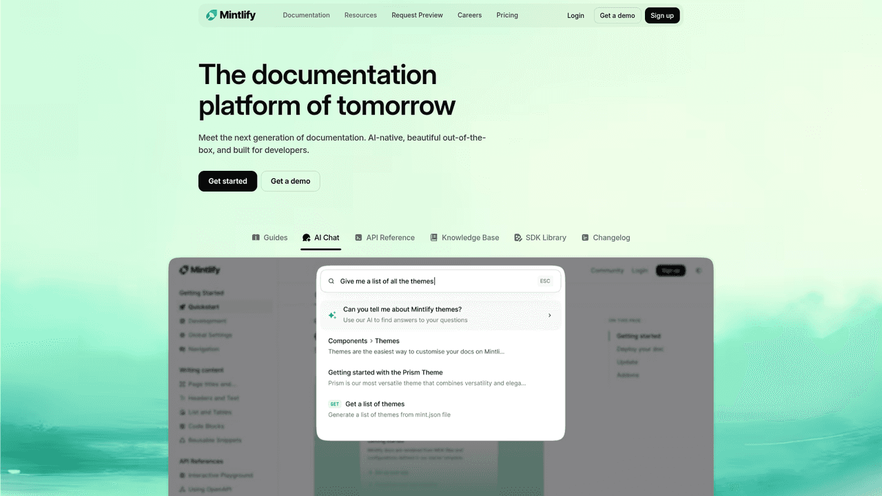 Mintlify - Screenshot 2