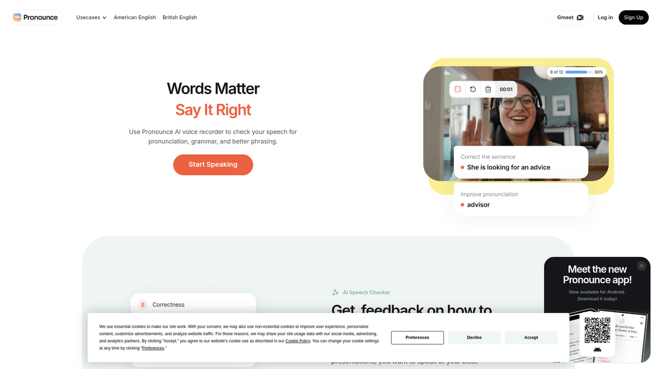 Pronounce - Screenshot 2