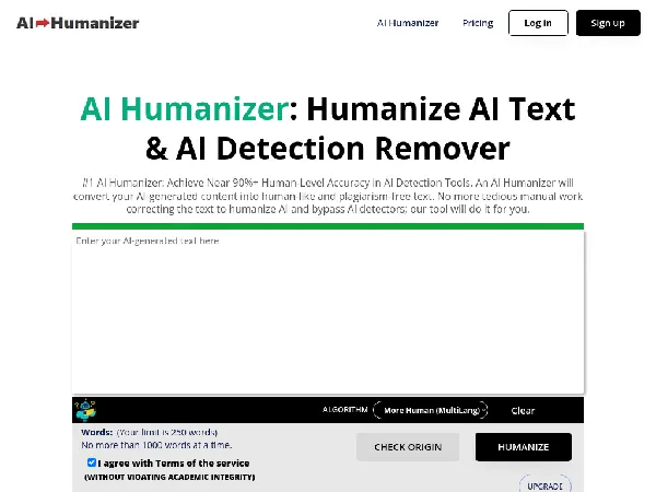 AI Humanizer - Main Image