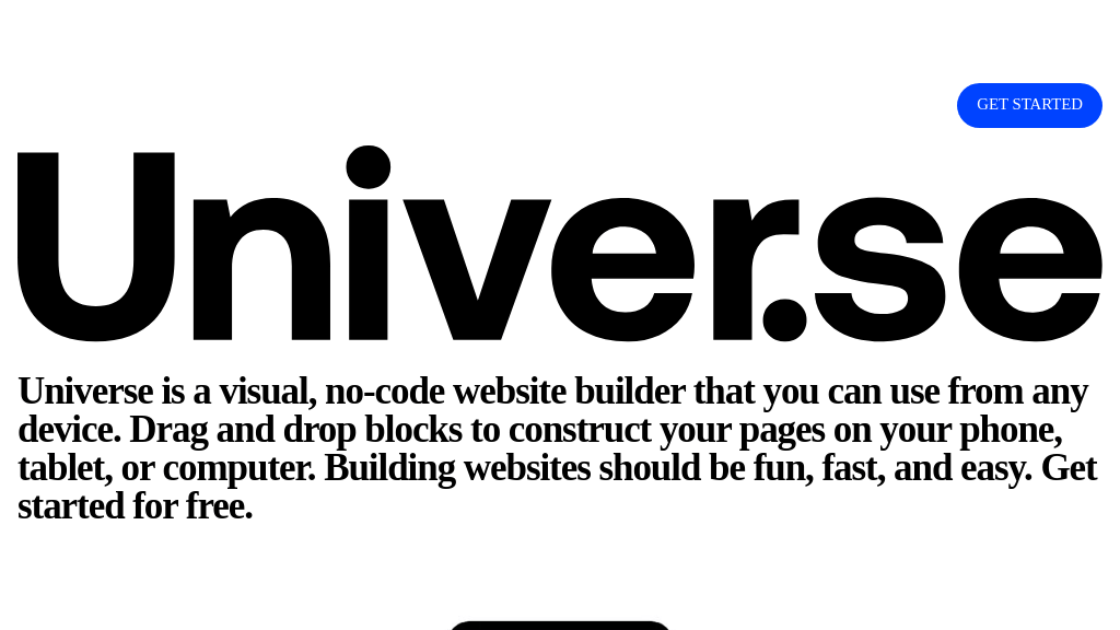 Universe - Screenshot 2