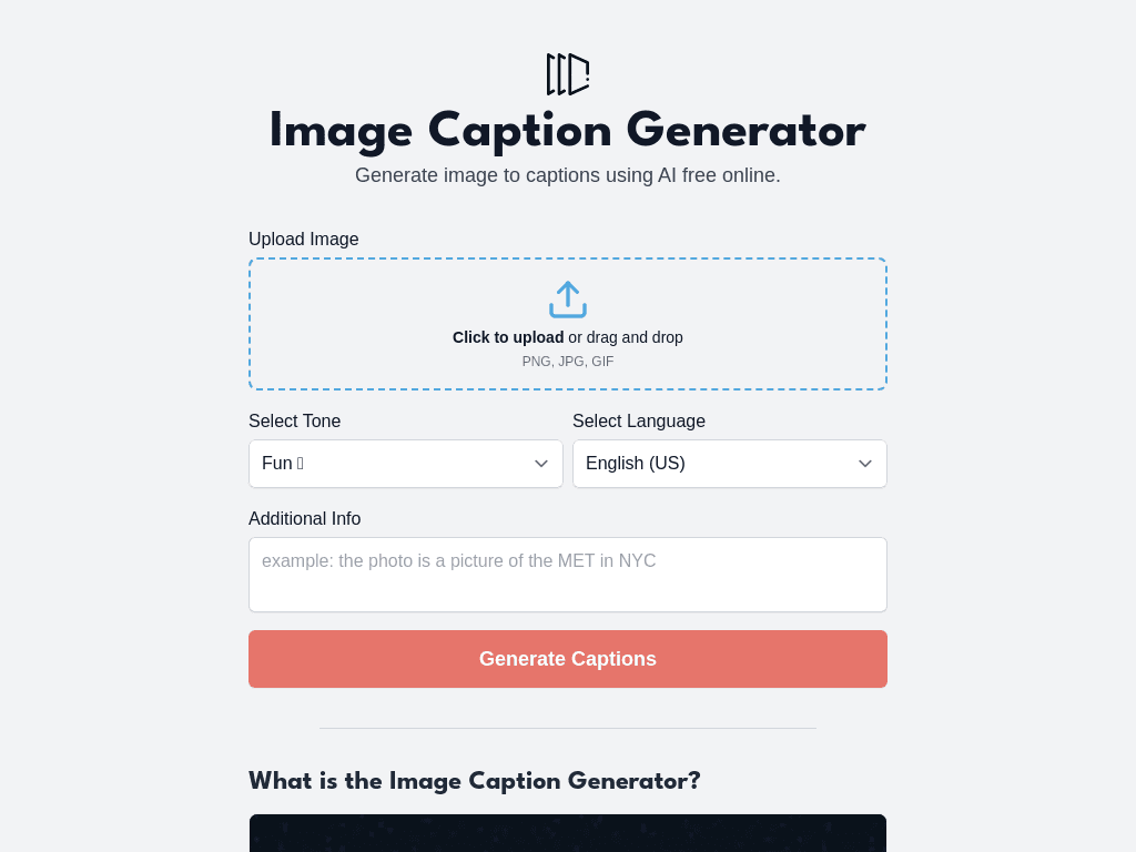 ImageCaptionGenerator - Screenshot 2