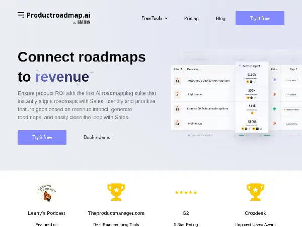 ProductRoadmapAI - Main Image