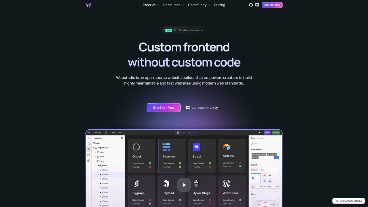 Webstudio - Screenshot 2