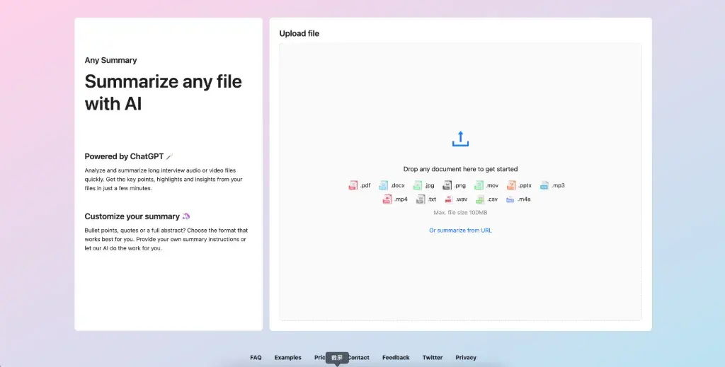 Any Summary - Screenshot 2