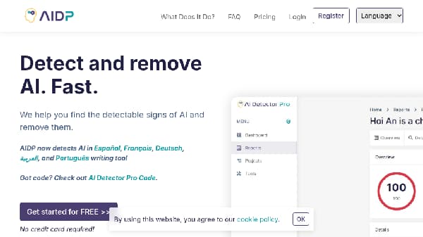 AI Detector Pro - Main Image
