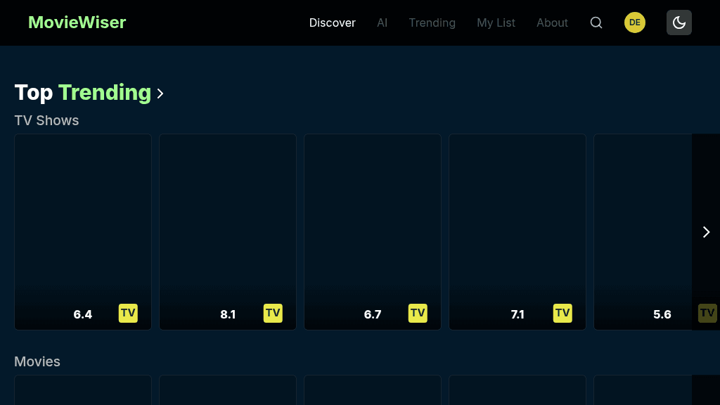 MovieWiser - Screenshot 2