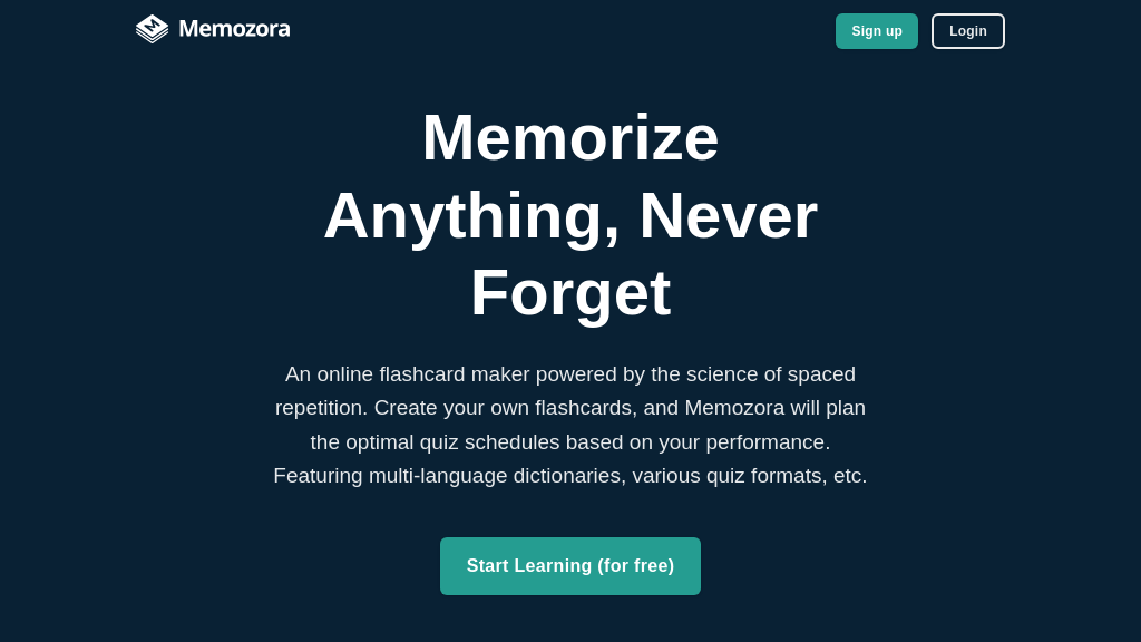 Memozora - Screenshot 2