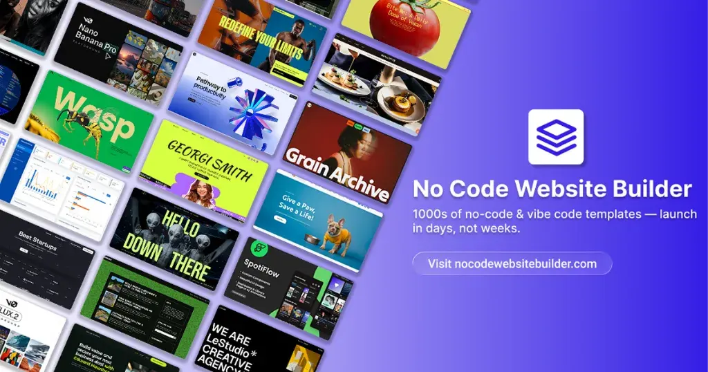 No Code Website Builder - Screenshot 2