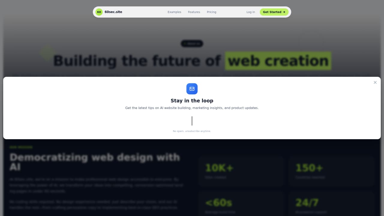 60sec.site - Screenshot 3
