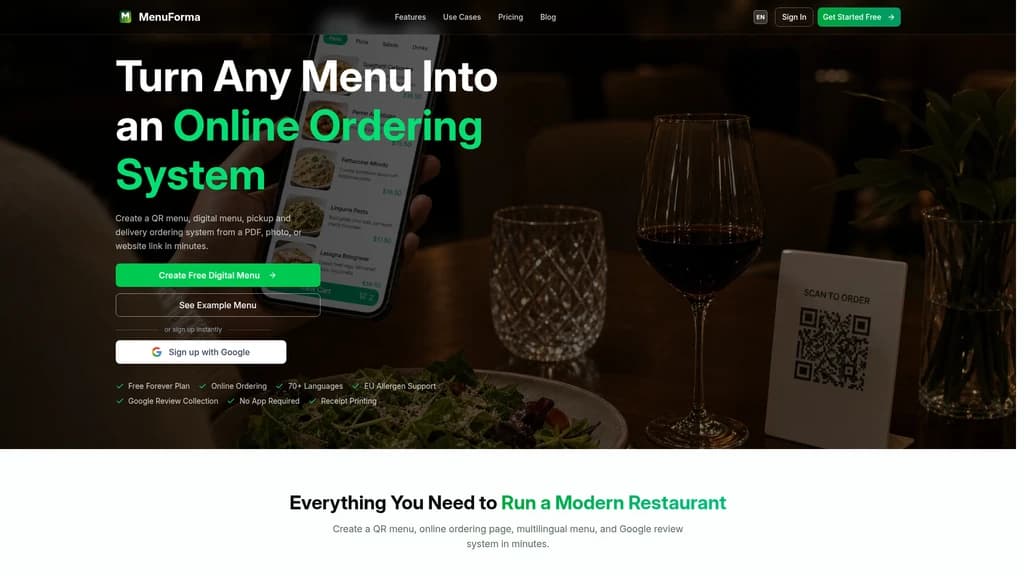 MenuForma - Main Image