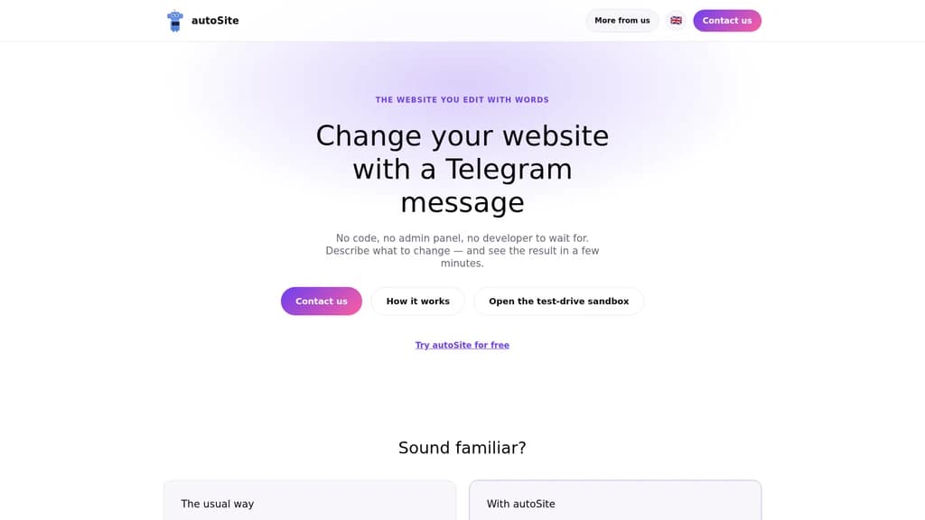 autoSite - Main Image