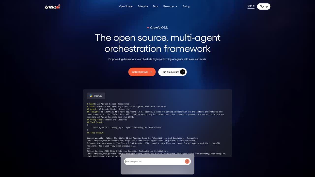CrewAI - Screenshot 3