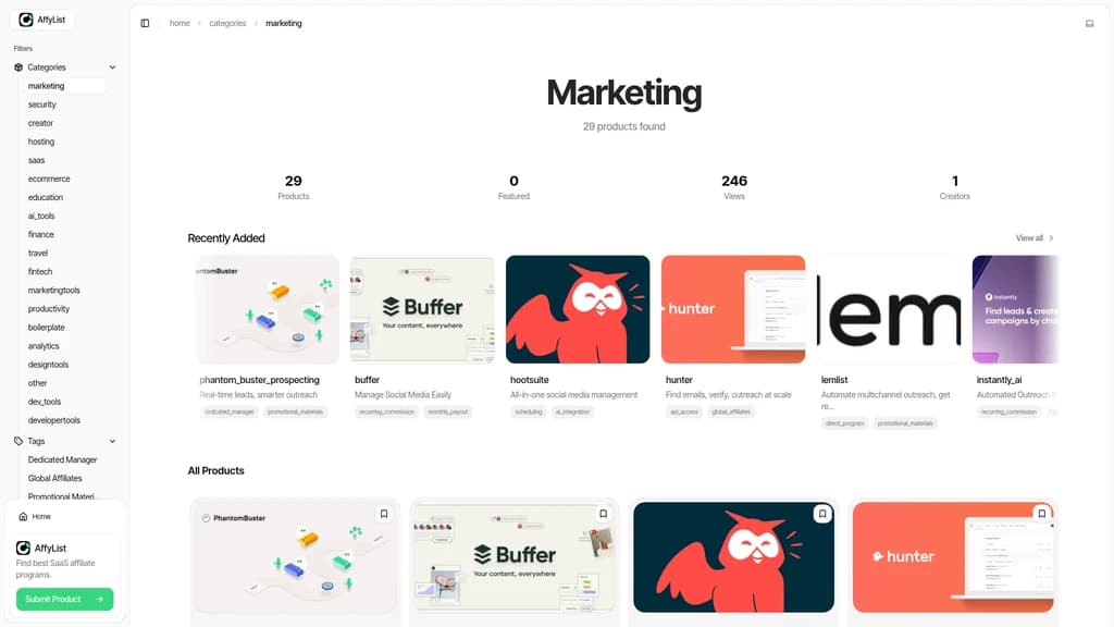 AffyList - Screenshot 2