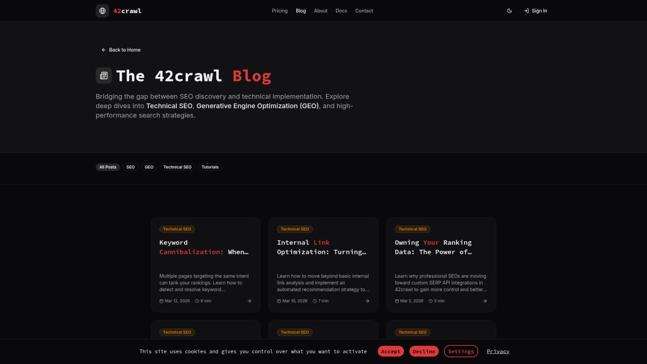 42crawl.fyi - Screenshot 4