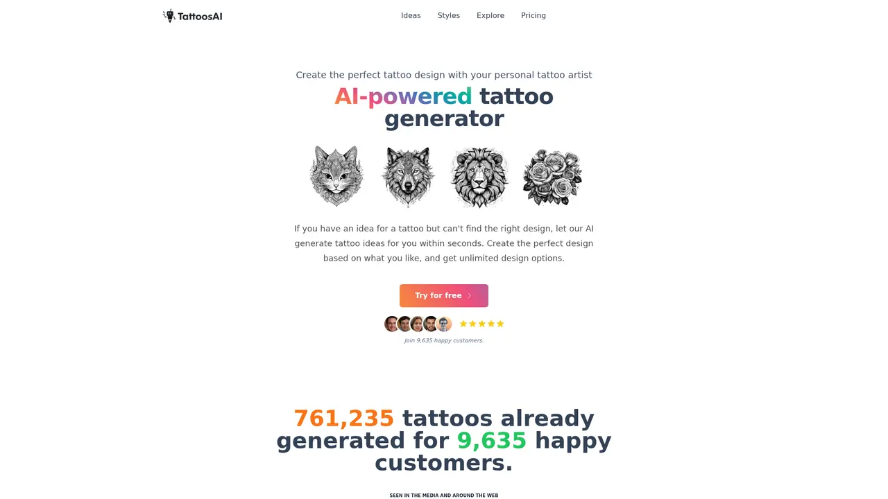 TattoosAI - Main Image