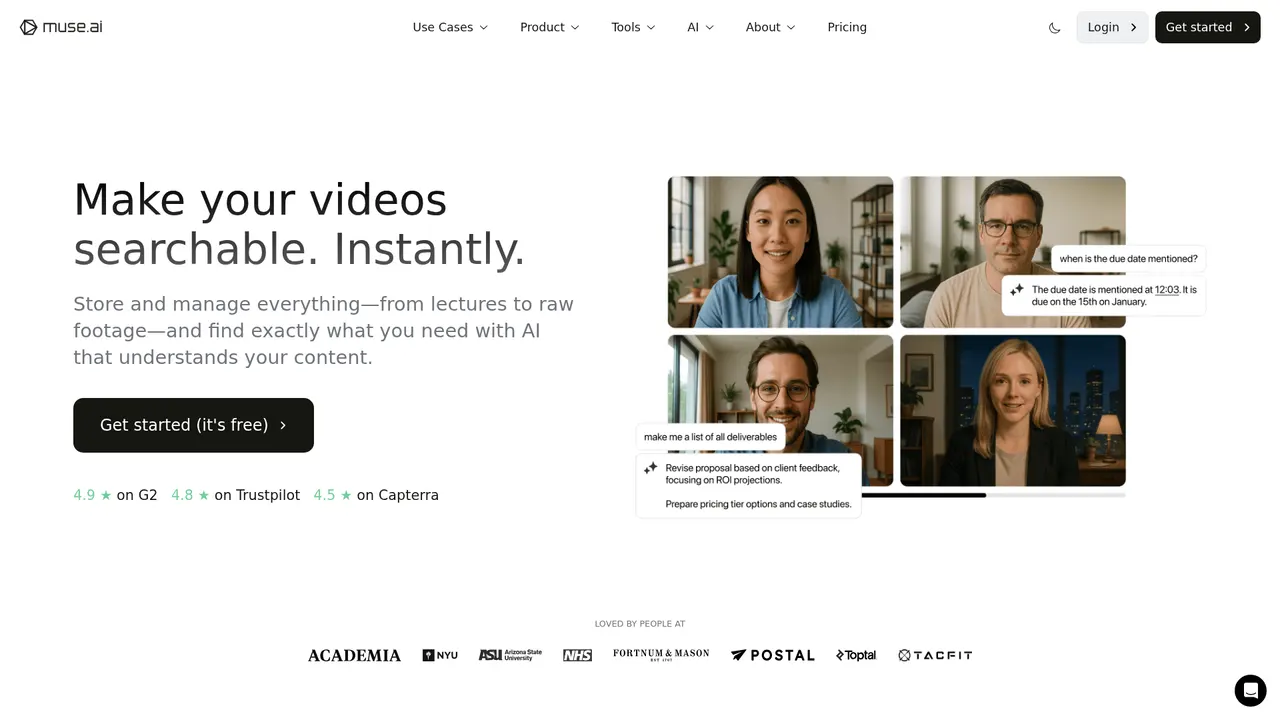 muse.ai - Main Image