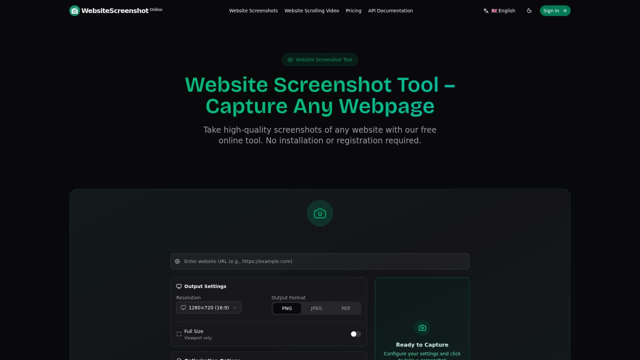 WebsiteScreenshot Online - Screenshot 3