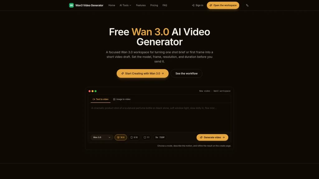 Wan 3.0 - Main Image