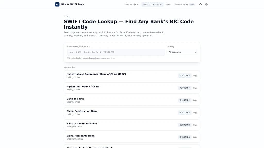 IBANtool - Screenshot 2