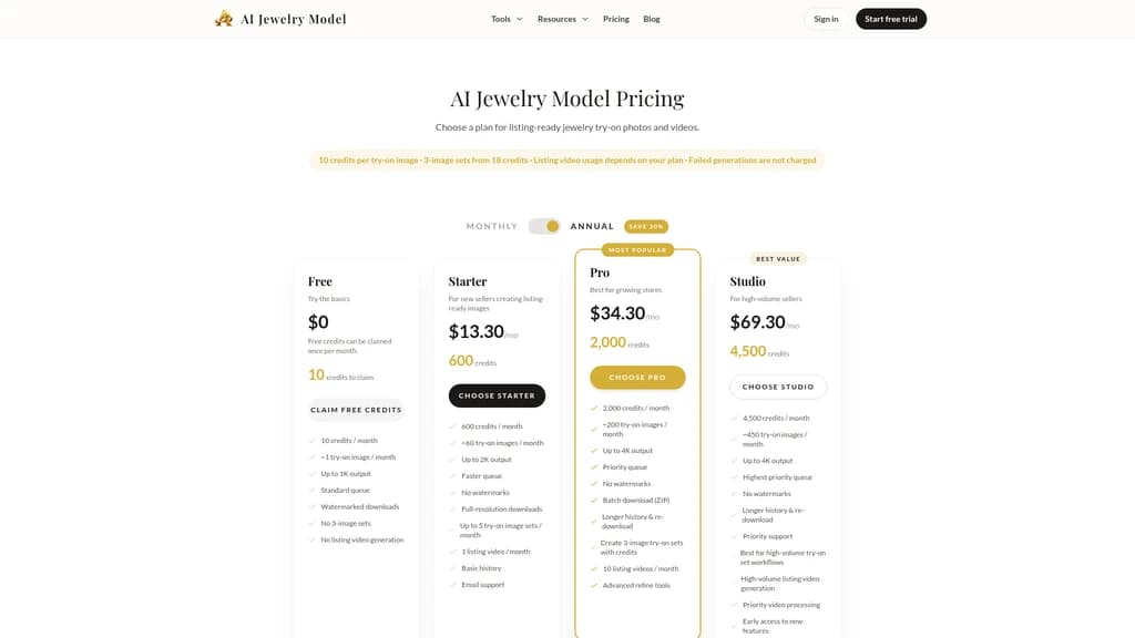 AI Jewelry Model - Screenshot 2