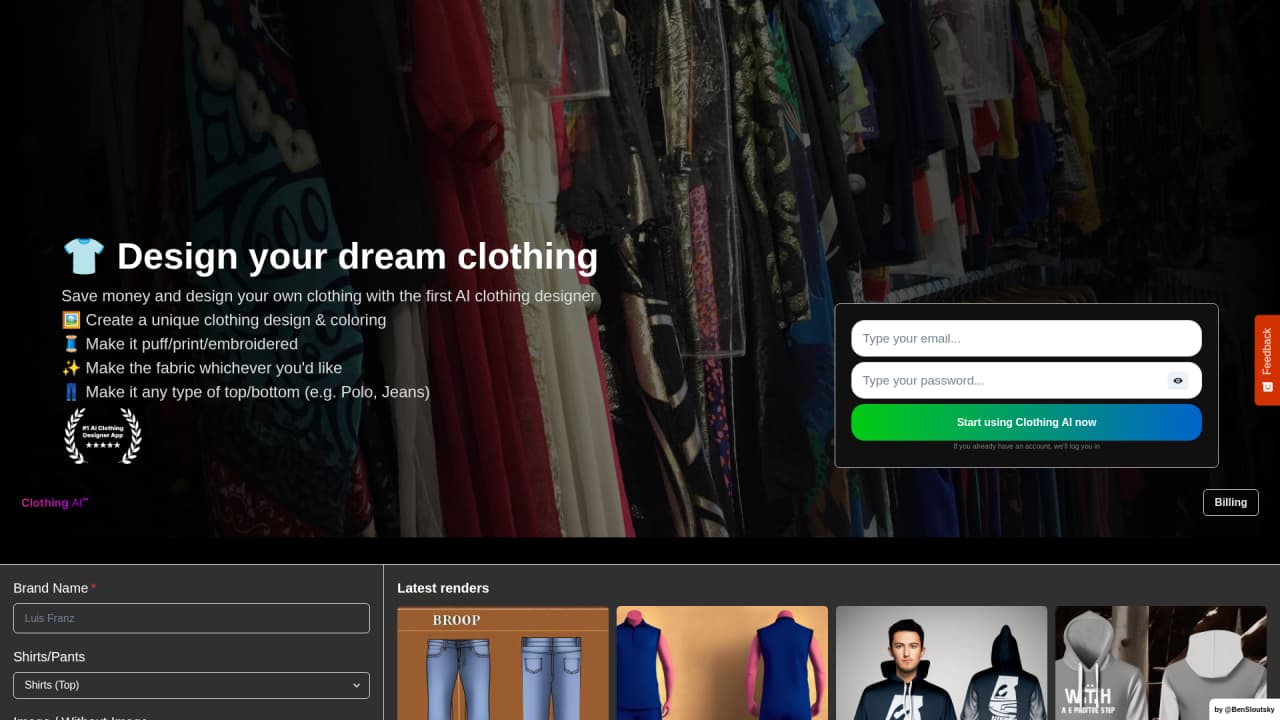 ClothingAI - Main Image