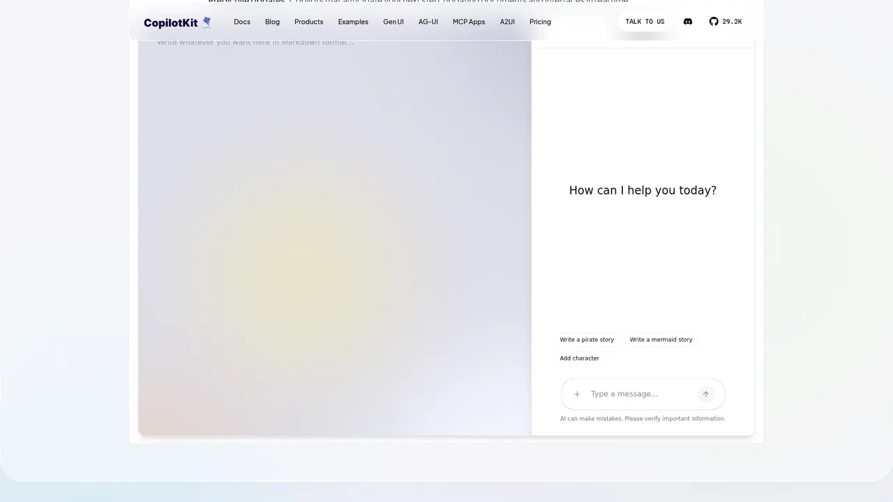 CopilotKit - Screenshot 4