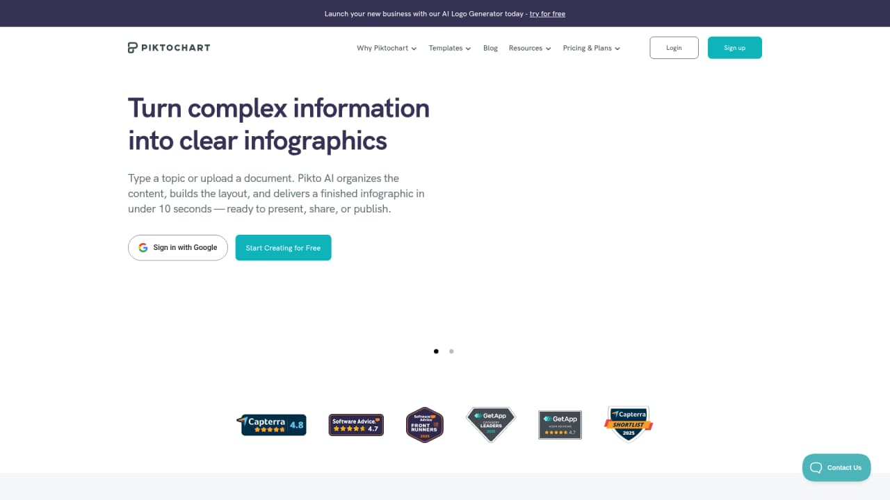 Piktochart - Main Image