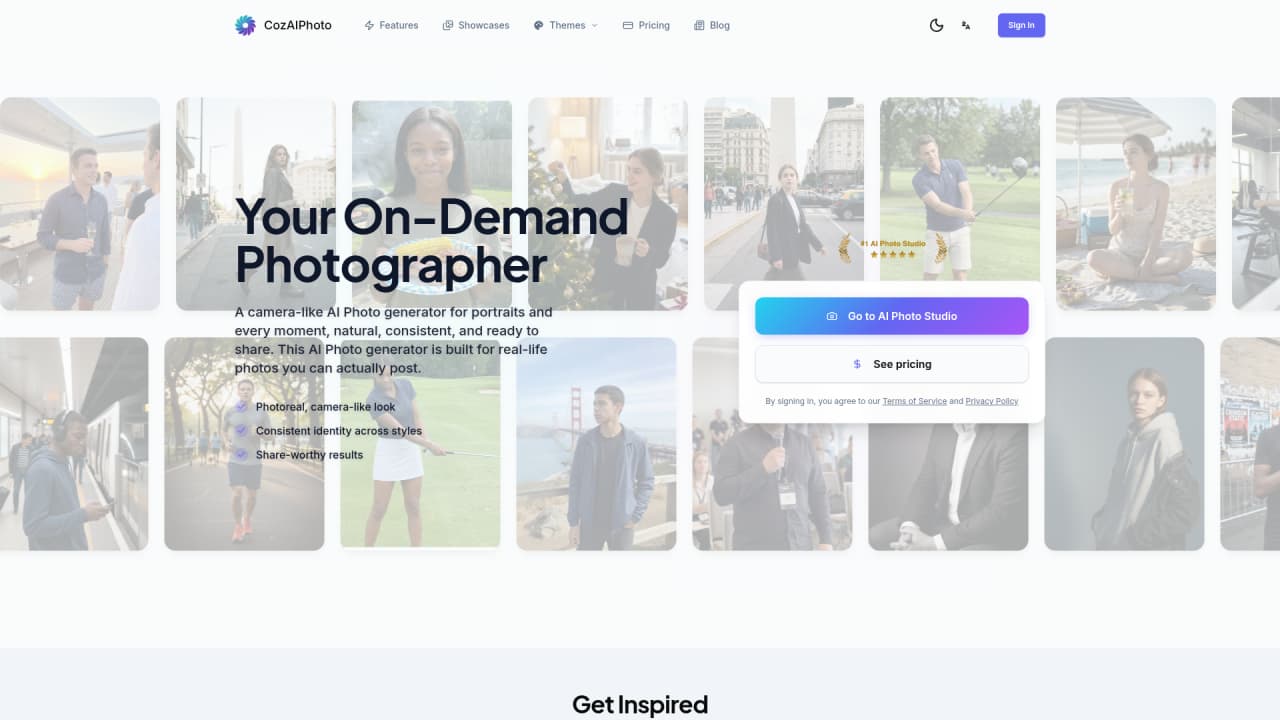 CozAIPhoto - Main Image