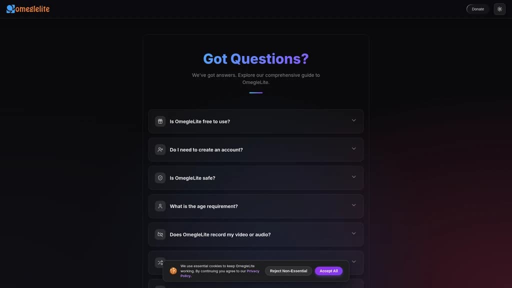 OmegleLite - Screenshot 3