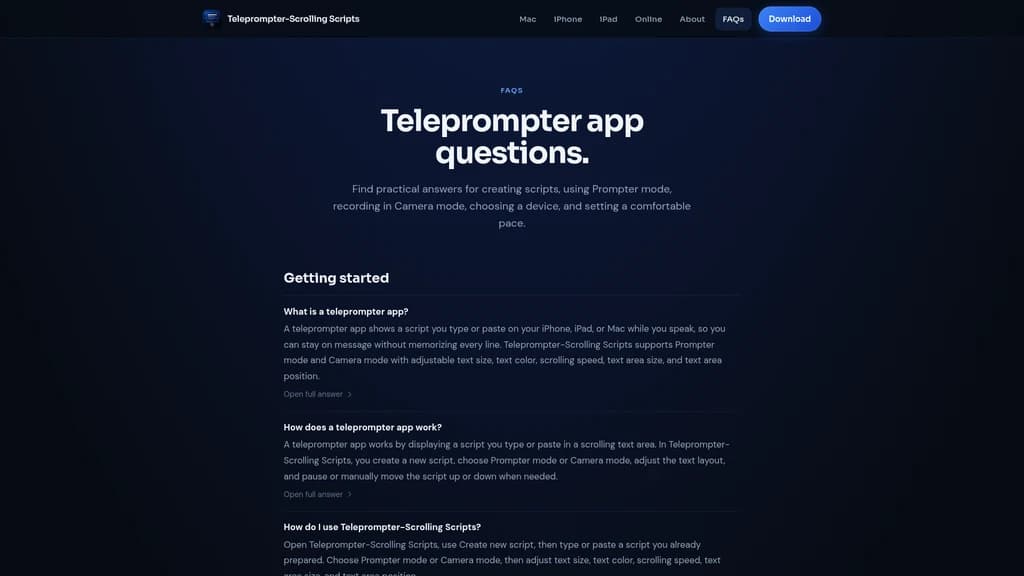 Teleprompter - Screenshot 3
