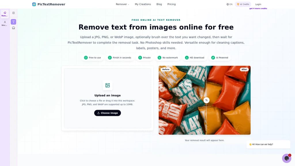 PicTextRemover - Main Image