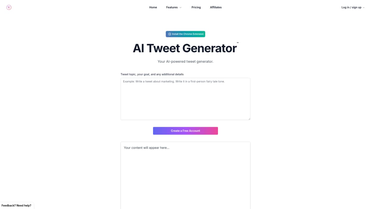Tweet AI - Screenshot 2