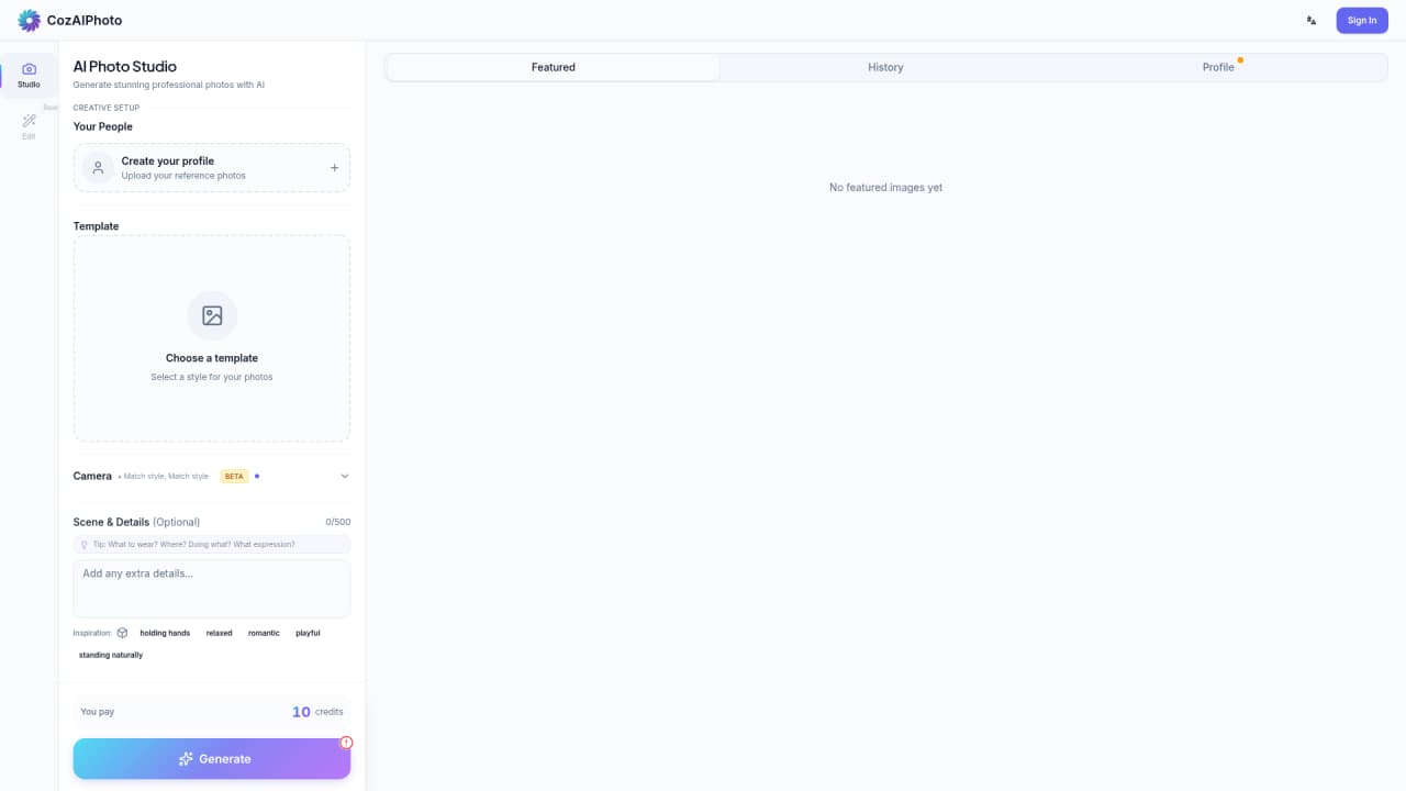 CozAIPhoto - Screenshot 3